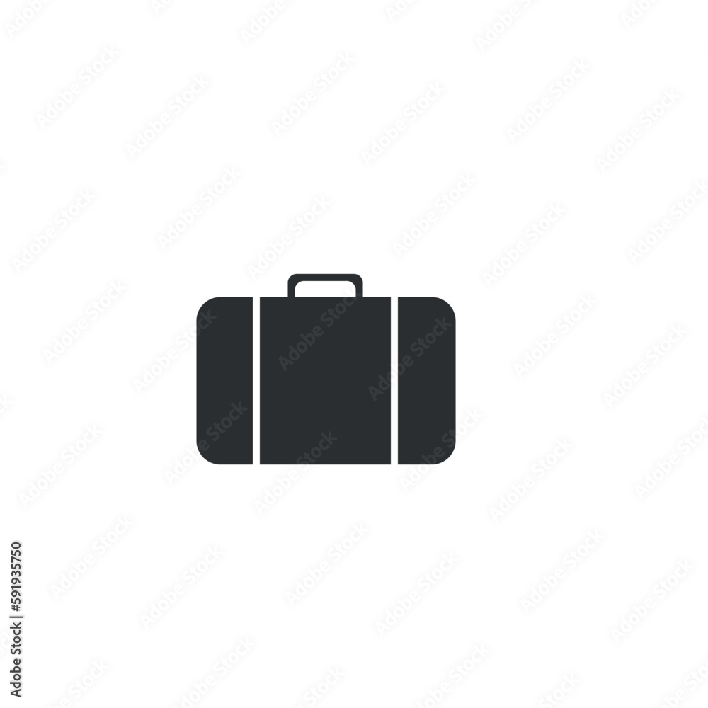 Travel bag vector icon Travel bag vector icon