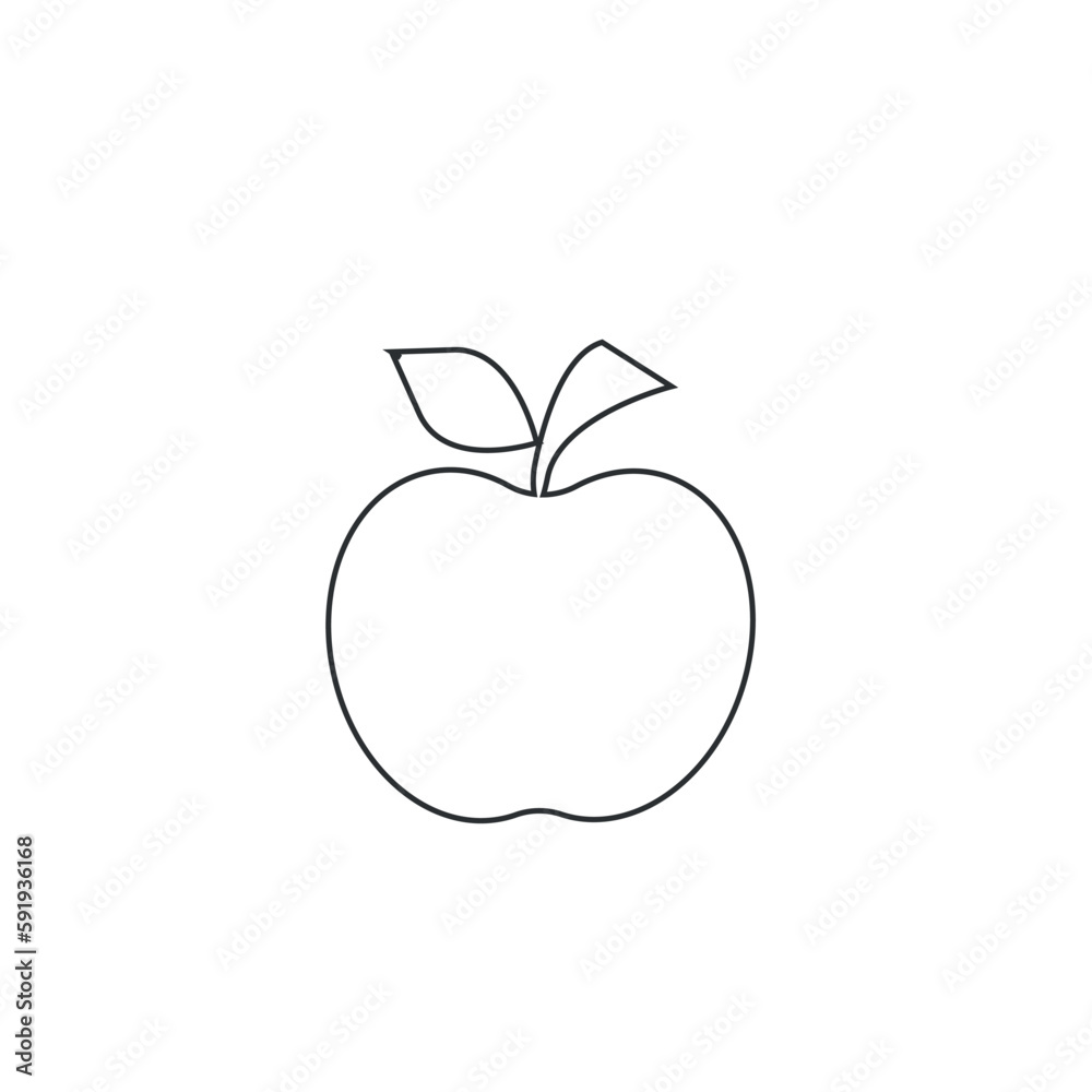 Apple vector icon Apple vector icon