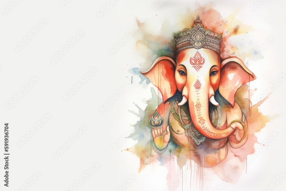Hindu Deity, Ganesh, Generative AI