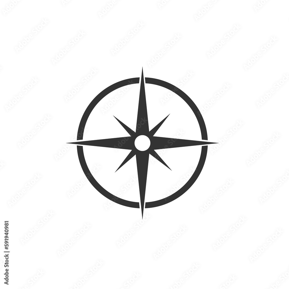 Compass vector icon