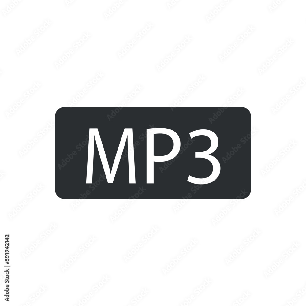 Mp3 vector icon
