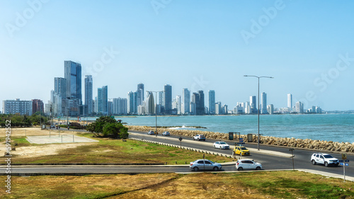 Cartagena de Indias skyline Colombia