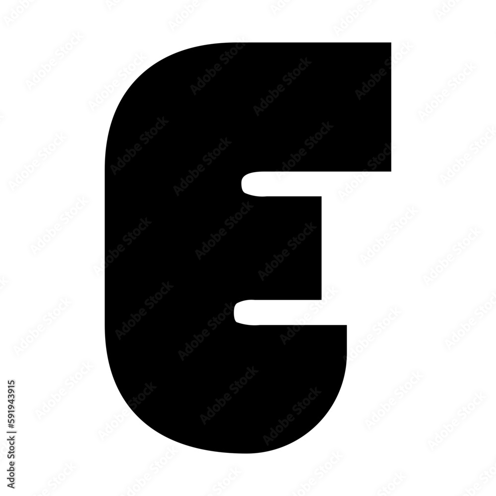 alphabet e icon alphabet e icon