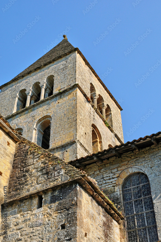 France, Saint Leon sur Vezere church in Perigord