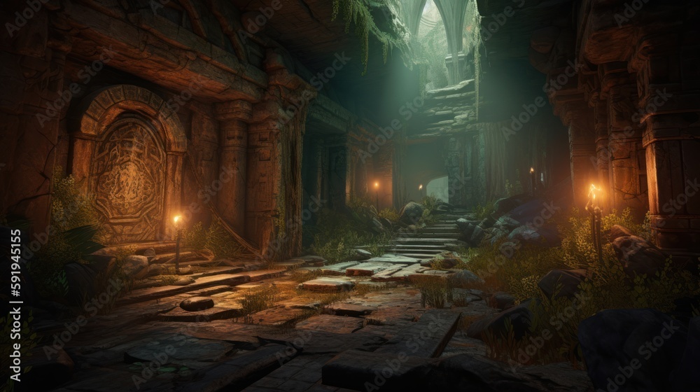 Series of environmental storytelling elements such as ruins or artifacts Game Art Series of environmental storytelling elements such as ruins or artifacts Game Art