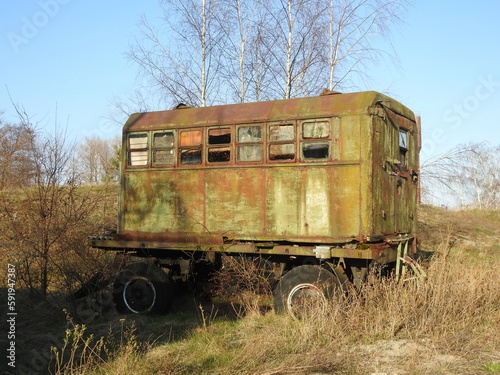 old rusty truck in russia © Nick-Luhminski