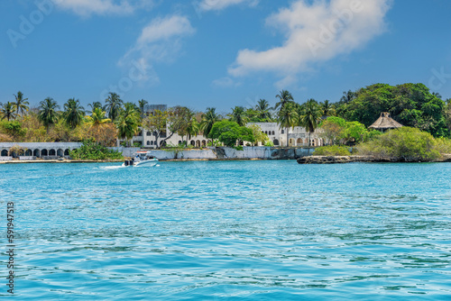 Pablo Escobar abandoned secret island mansion at Isla Grande  Rosario islands  Colombia