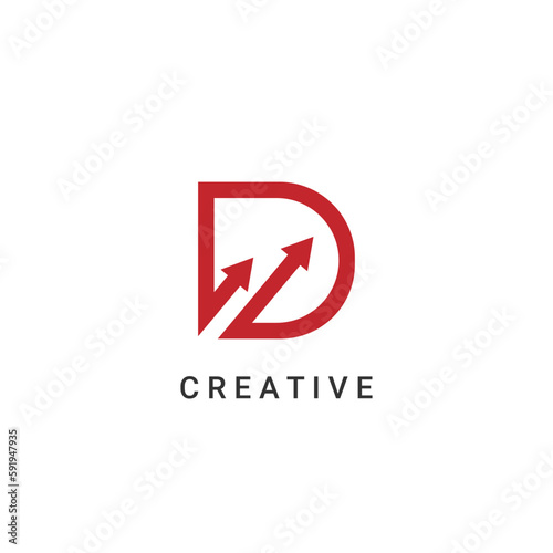 D letter arrow logo design template Free Download D letter arrow logo design template - GFXLoad