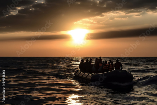 Hope and despair at sea, migrants in a moment of crisis