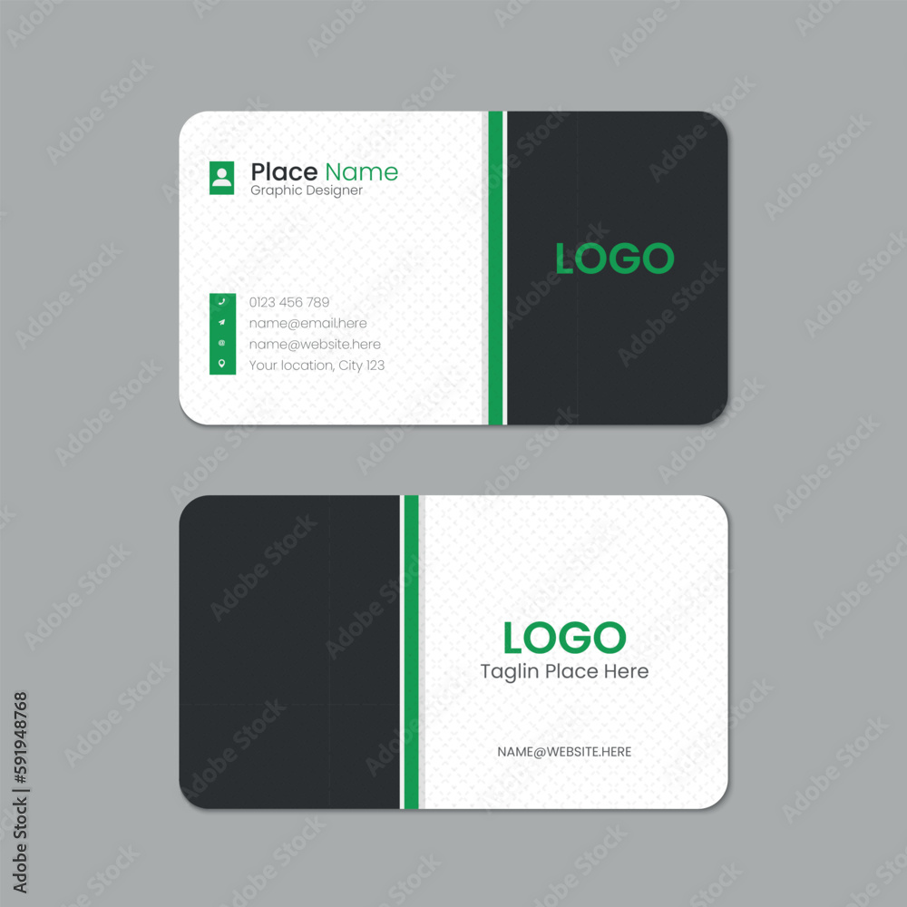 Business card template design with texture, Printable double sided corporate business card template design Business card template design with texture, Printable double sided corporate business card template design