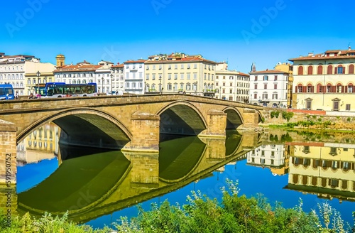 Carraia Bridge Florence Italy photo