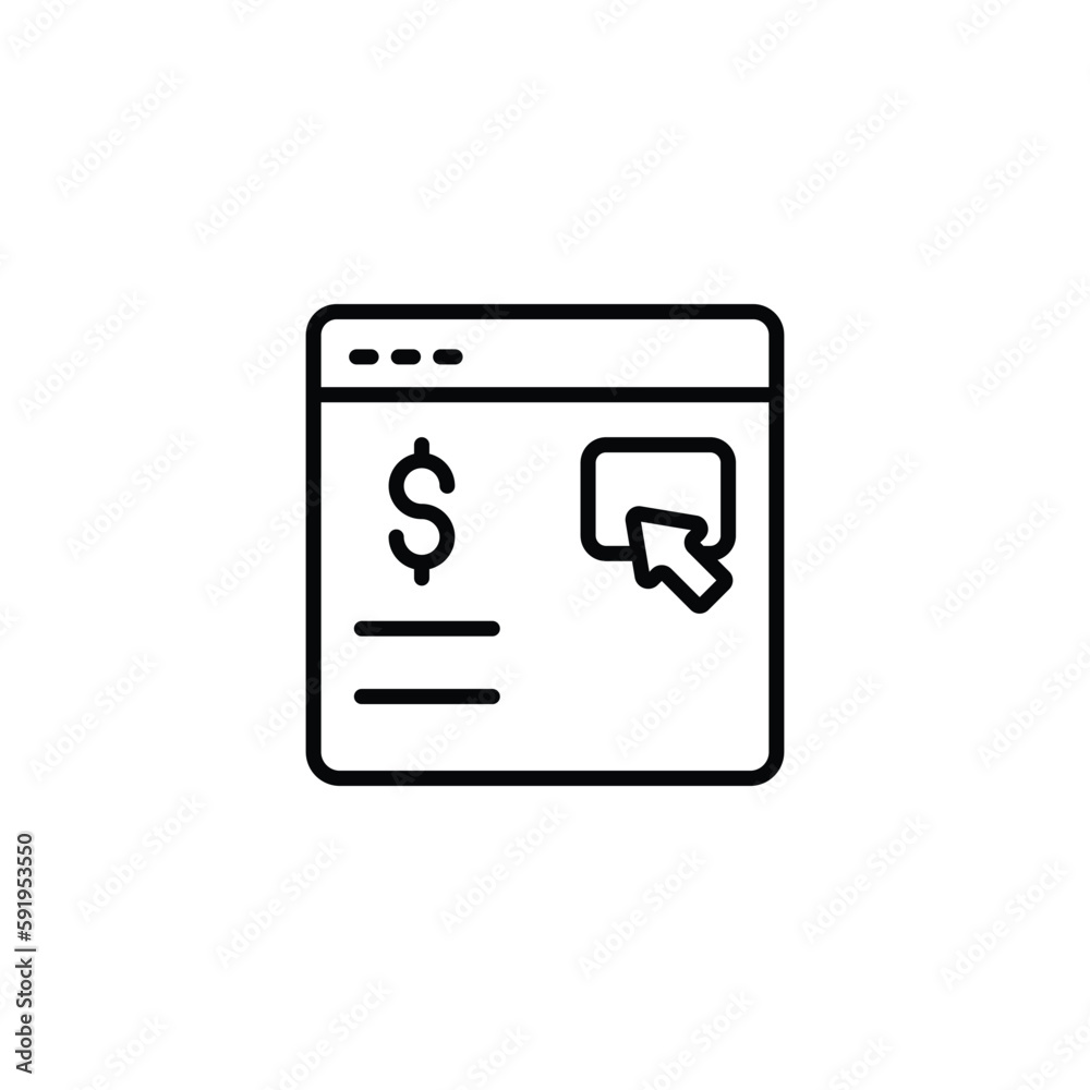 Website icon design with white background stock illustration Website icon design with white background stock illustration