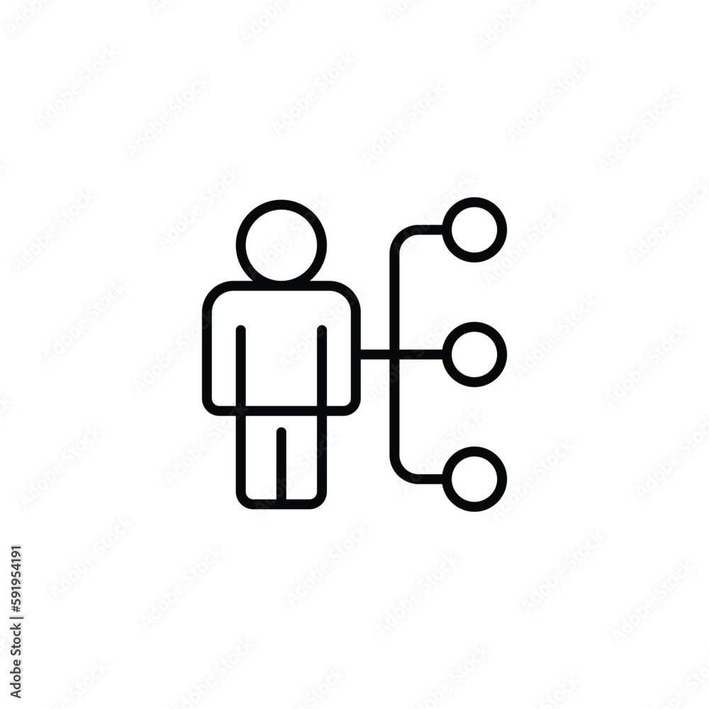 Team Management icon design with white background stock illustration Team Management icon design with white background stock illustration