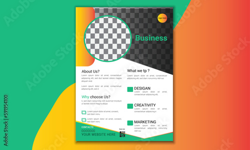 This Flyer Template Design is for business promotion,
  expansion and introduction and Flyer Template Design and modern and style design


