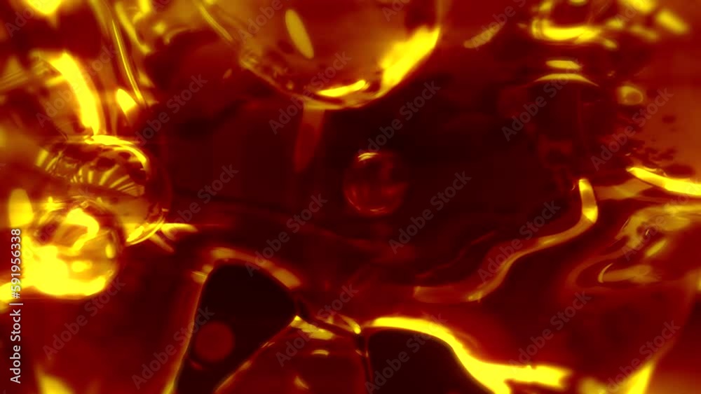 shining yellow and orange or gold limpid fluid bulbs - loop video shining yellow and orange or gold limpid fluid bulbs - loop video