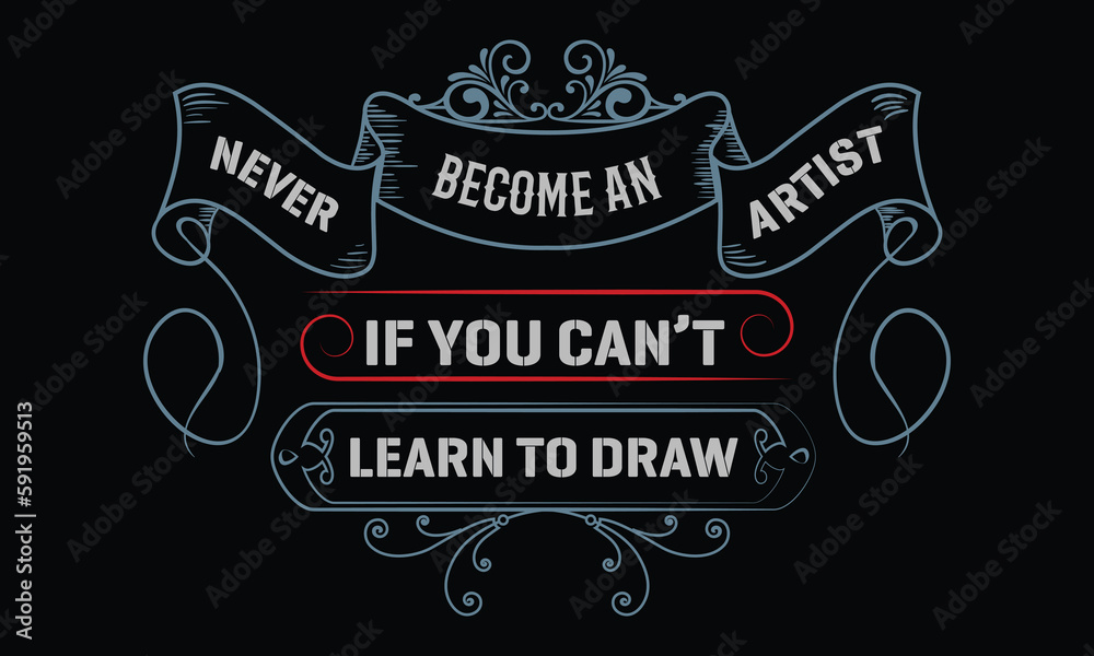 Fototapeta premium Typography T-shirt Design