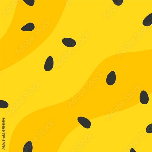 Yellow watermelon slice background.