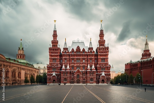 The Red Square in Moscow Russia , generative artificial intelligence 