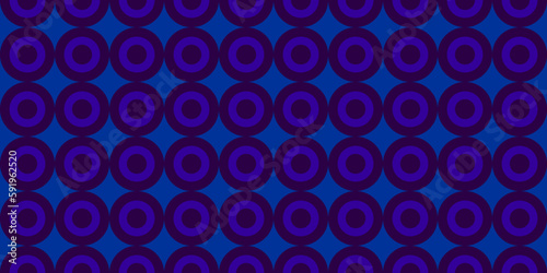 Abstract geometric seamless pattern. Circle Blue Purple ornament Modern stylish texture Trendy circle lines creative design. Round shapes geometric motif lux Fabric design textile swatch. fabric print