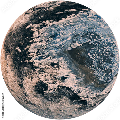 Composite image of earth