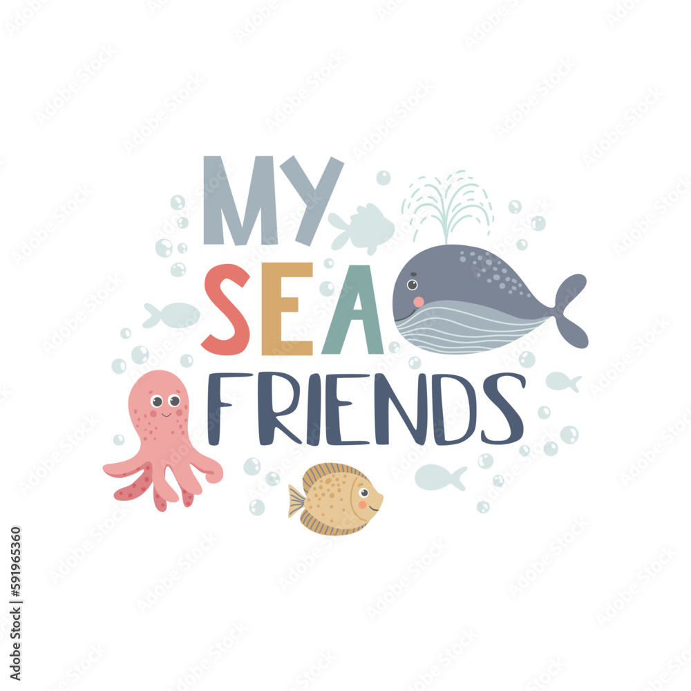 Nautical print with pirate and lettering. Can be used to print on a t-shirt, postcard, poster. Nautical print with pirate and lettering. Can be used to print on a t-shirt, postcard, poster.