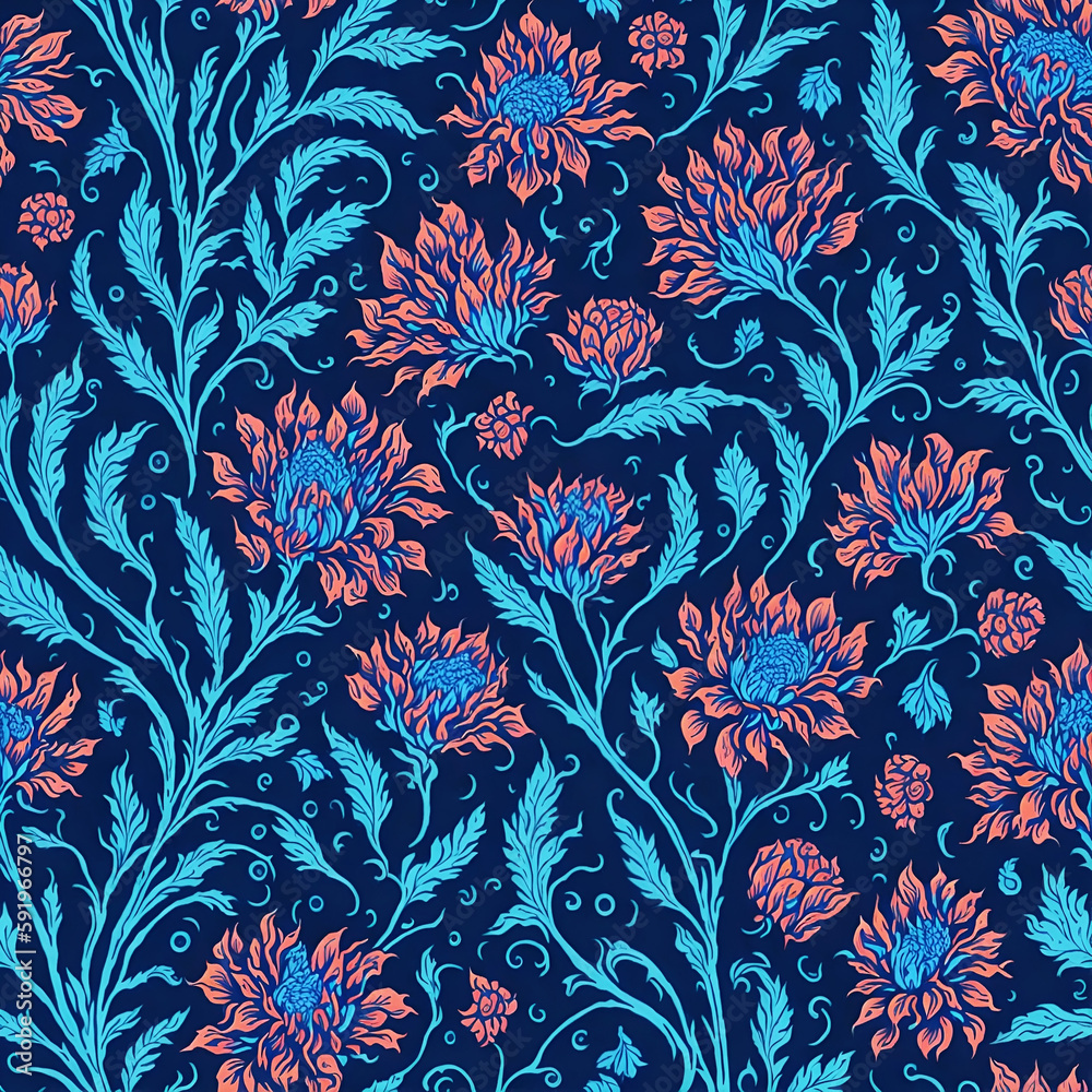 floral seamless pattern floral seamless pattern