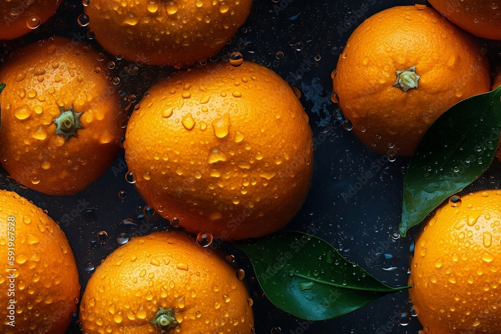 TILE Background of fresh oranges with shimmering drops of water. View from the top. Shadows are soft. Focus is sharp and clean. Retouching at the highest level. TILE Background of fresh oranges with shimmering drops of water. View from the top. Shadows are soft. Focus is sharp and clean. Retouching at the highest level.