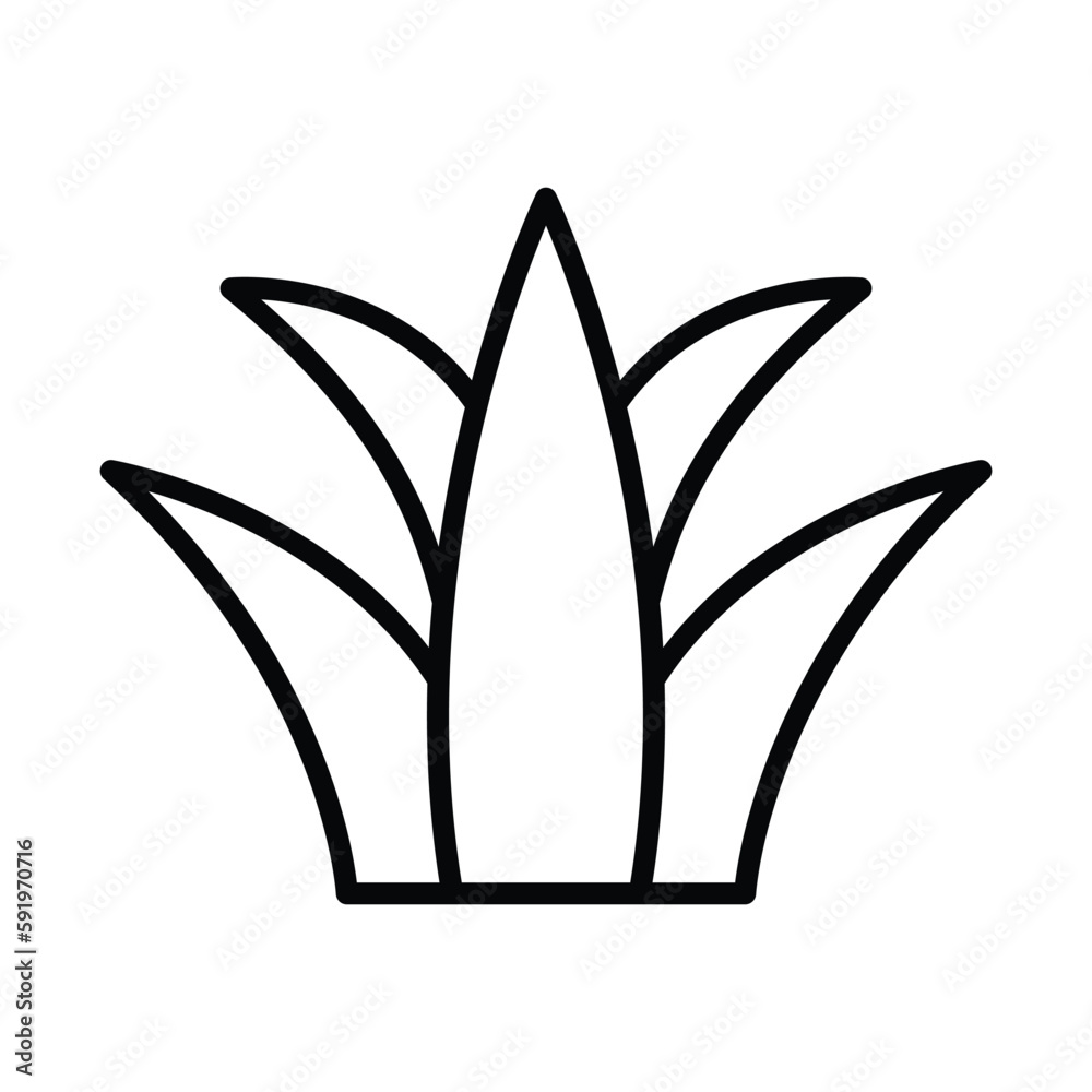 Grass icon vector on trendy design Grass icon vector on trendy design