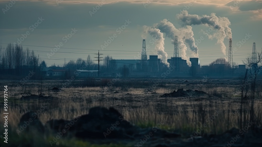 polluting factory background with lots of black smoke chimneys, production emissions, nature pollution theme
polluting factory background with lots of black smoke chimneys, production emissions, nature pollution theme