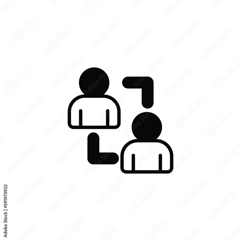 Teamwork icon design with white background stock illustration Teamwork icon design with white background stock illustration