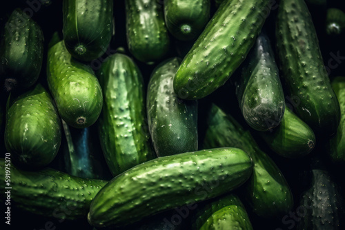 cucumber, a lot of cucumbers, market, generative ai, Fresh tasty vegetables, Fresh ingredients, cooking ingredients