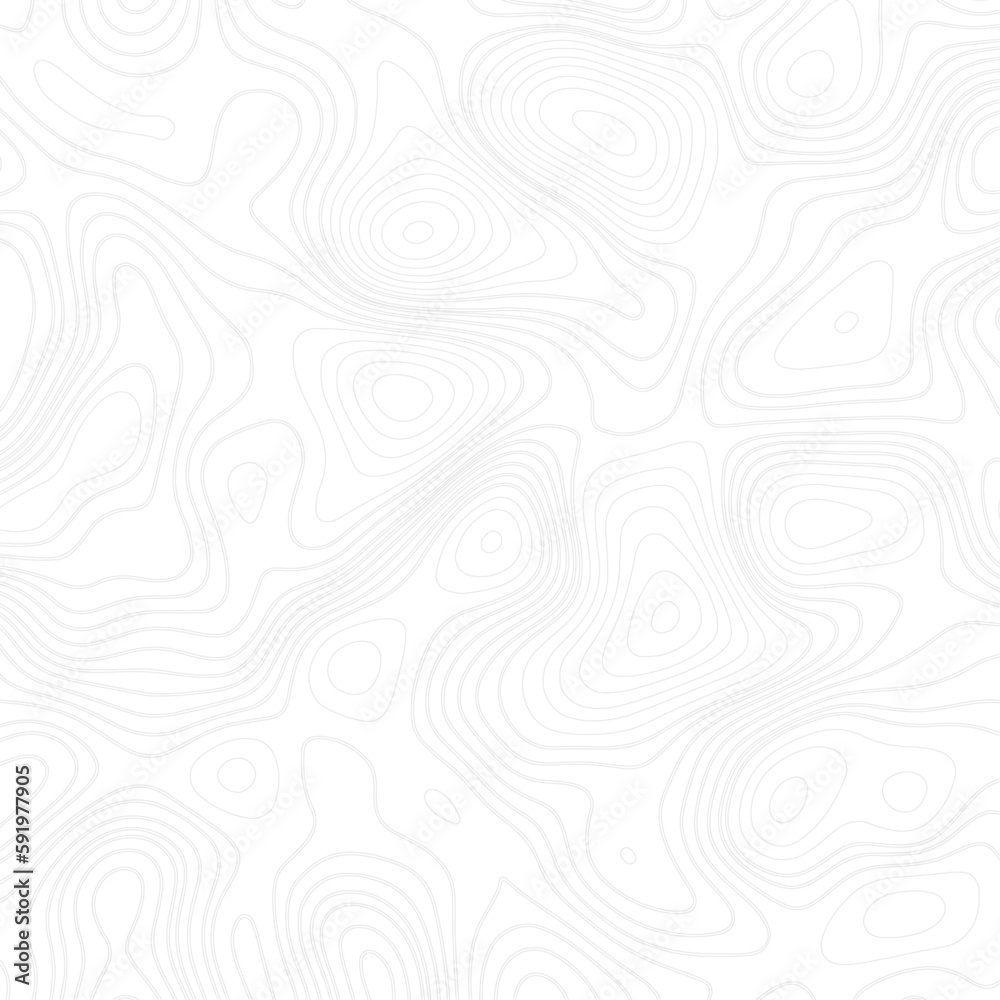 Abstract white pattern topography vector background. Topographic line map background. Abstract white topography vector background, modern design with White background with topographic wavy pattern
