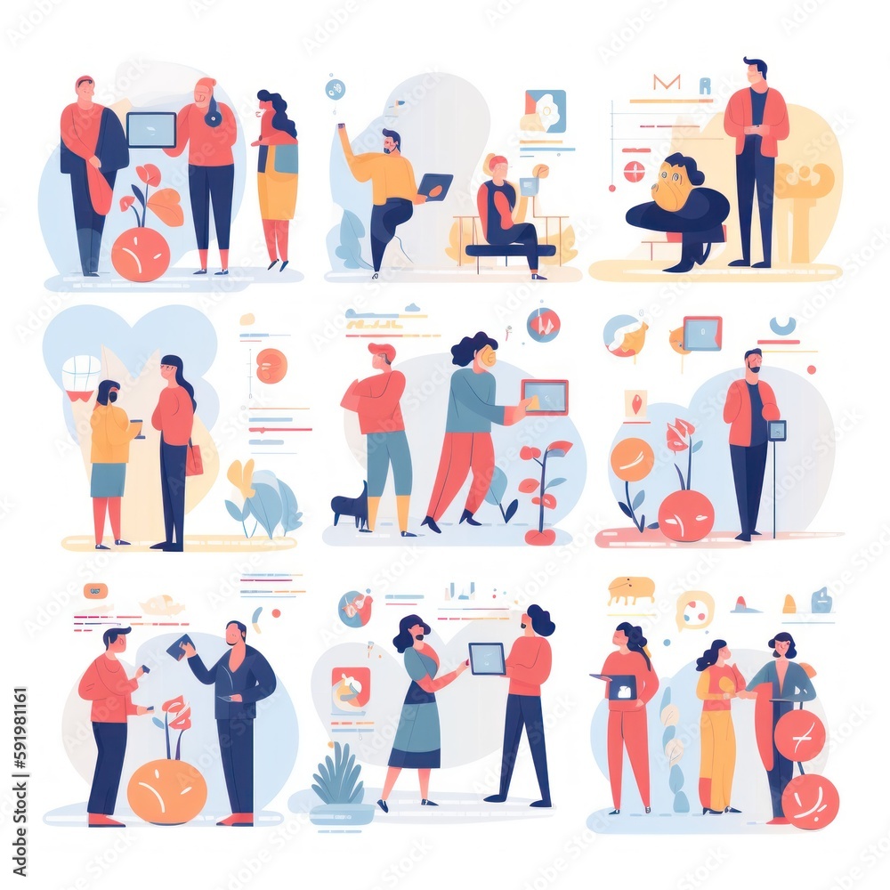 Social Media Illustrations Social Media Illustrations