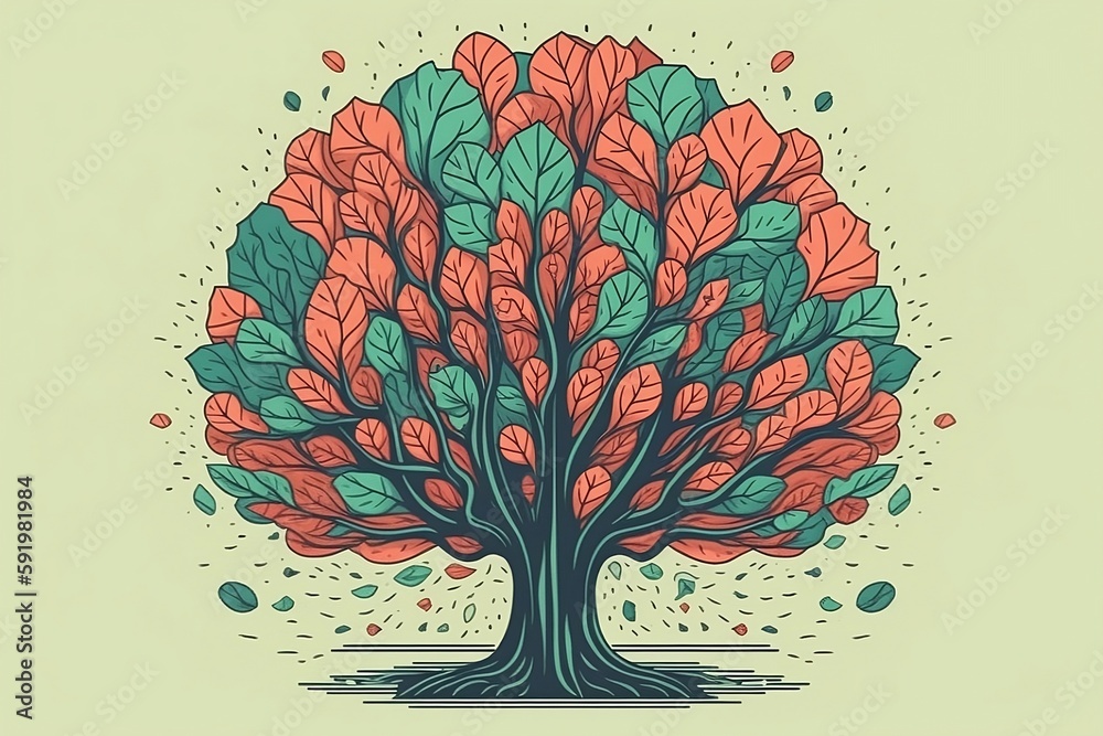 tree with flowers