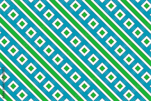 Geometric pattern in the colors of the national flag of Uzbekistan. The colors of Uzbekistan.