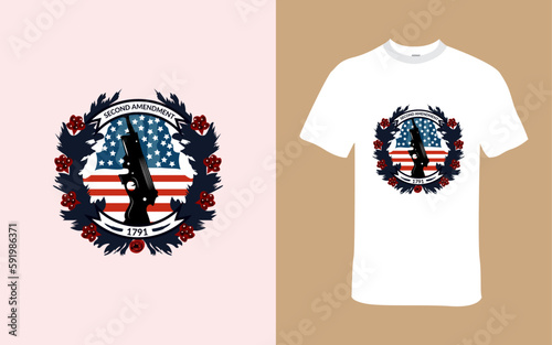 Second Amendment-1791 T-Shirt Design