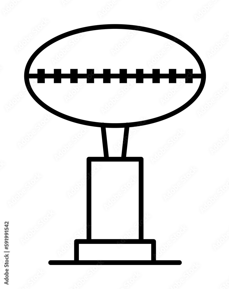 american football cup icon illustration on transparent background american football cup icon illustration on transparent background