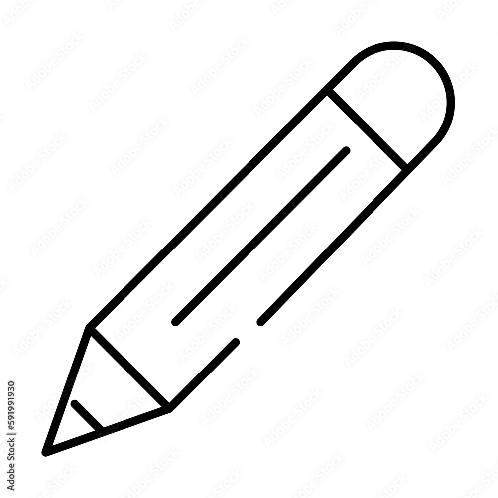 pencil icon illustration on transparent background pencil icon illustration on transparent background