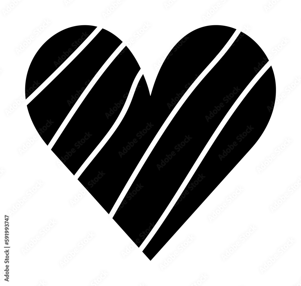 heart flat icon illustration on transparent background heart flat icon illustration on transparent background