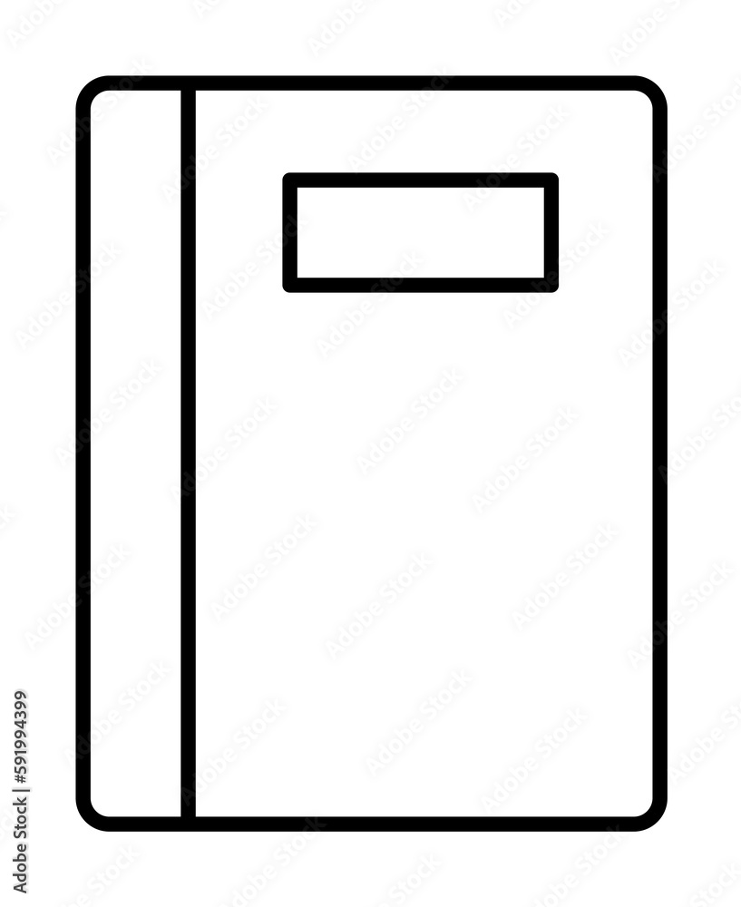 notebook icon illustration on transparent background notebook icon illustration on transparent background