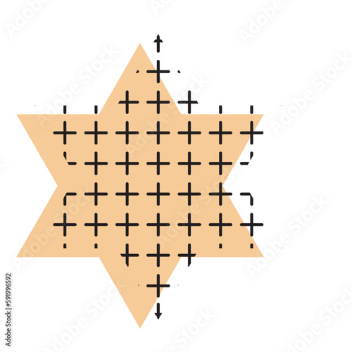 Orange Plus Pattern
