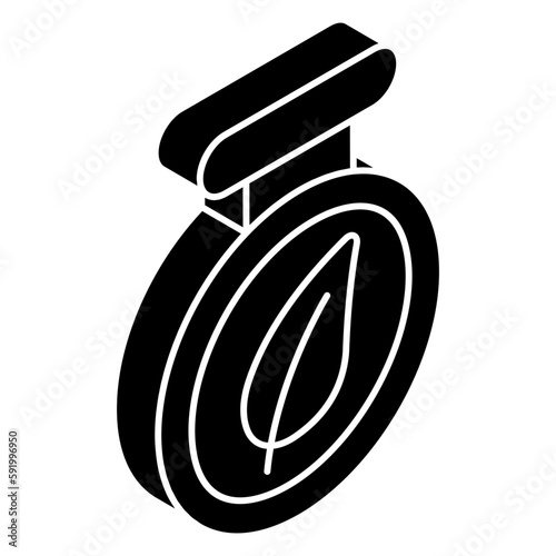 Trendy vector design of eco stopwatch 