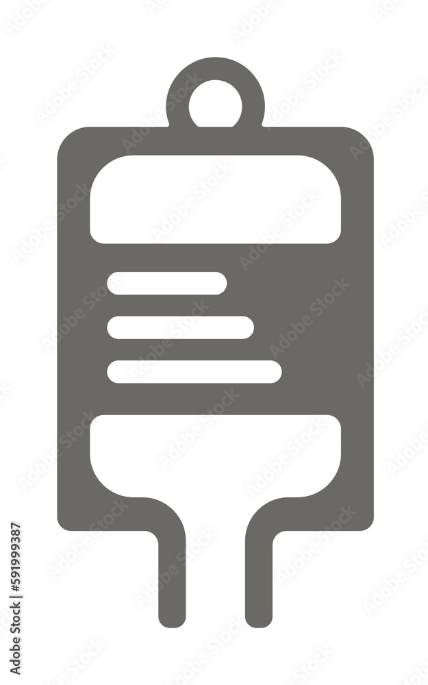 Blood bag icon illustration on transparent background Blood bag icon illustration on transparent background