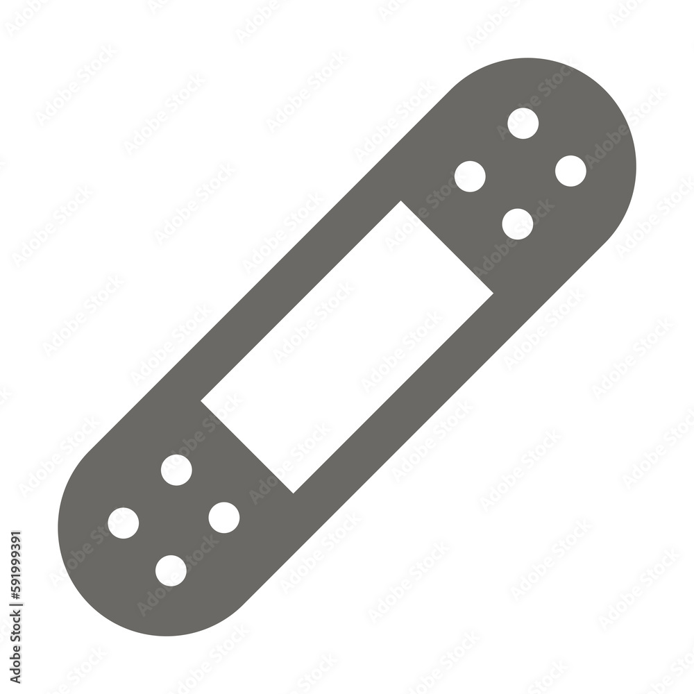 Band aid icon illustration on transparent background Band aid icon illustration on transparent background