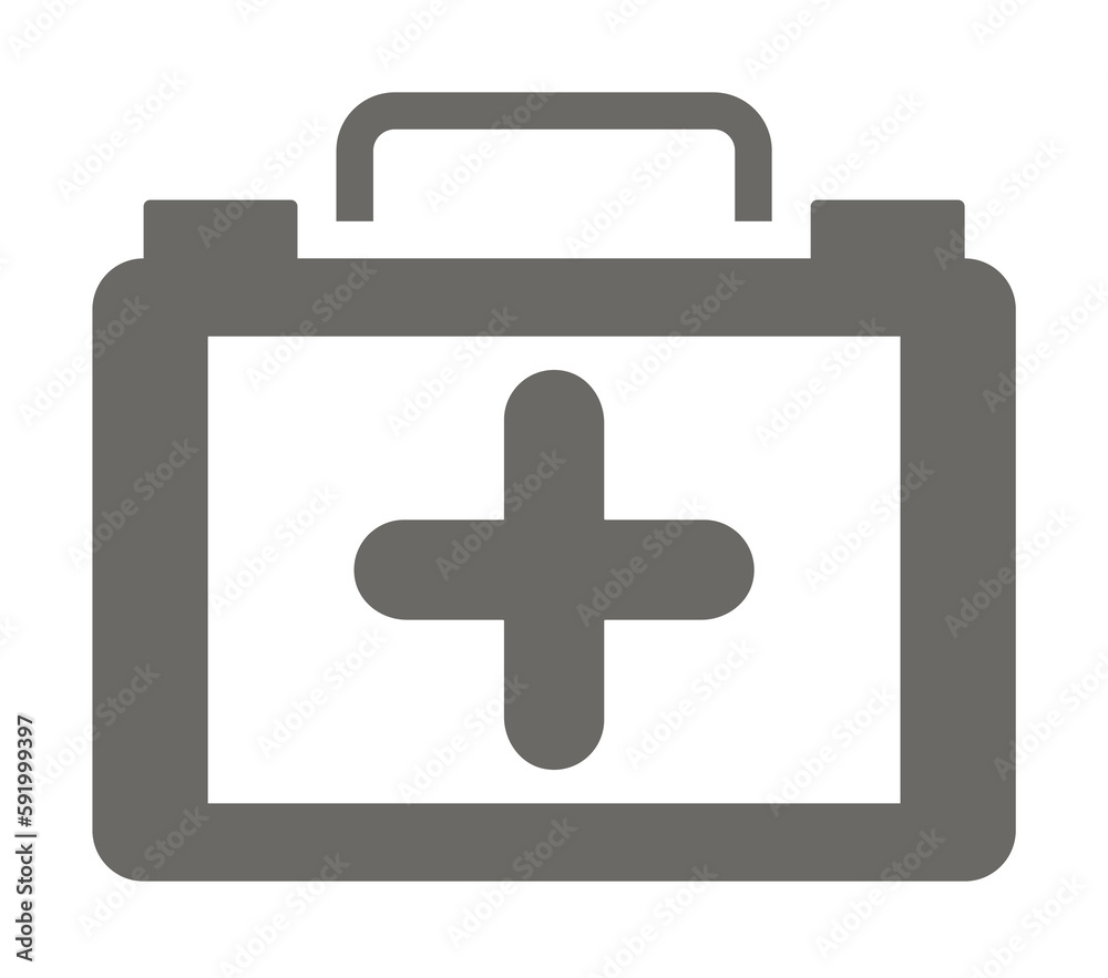 First aid kit icon illustration on transparent background First aid kit icon illustration on transparent background