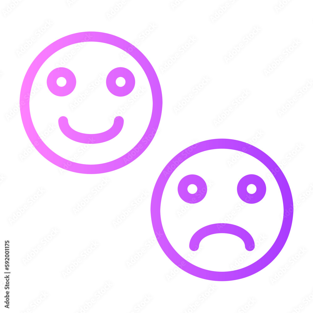 Fototapeta premium feedback gradient icon