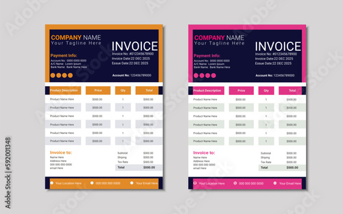 Invoice Design templates or Bill Payment form design