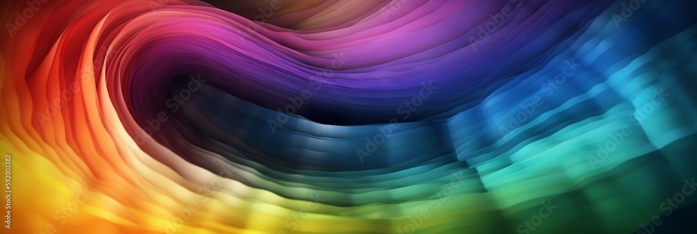 Rainbow abstract background with lines, Colorful