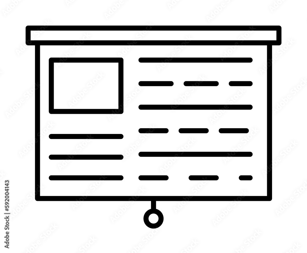 Presentation, subject, file icon illustration on transparent background Presentation, subject, file icon illustration on transparent background