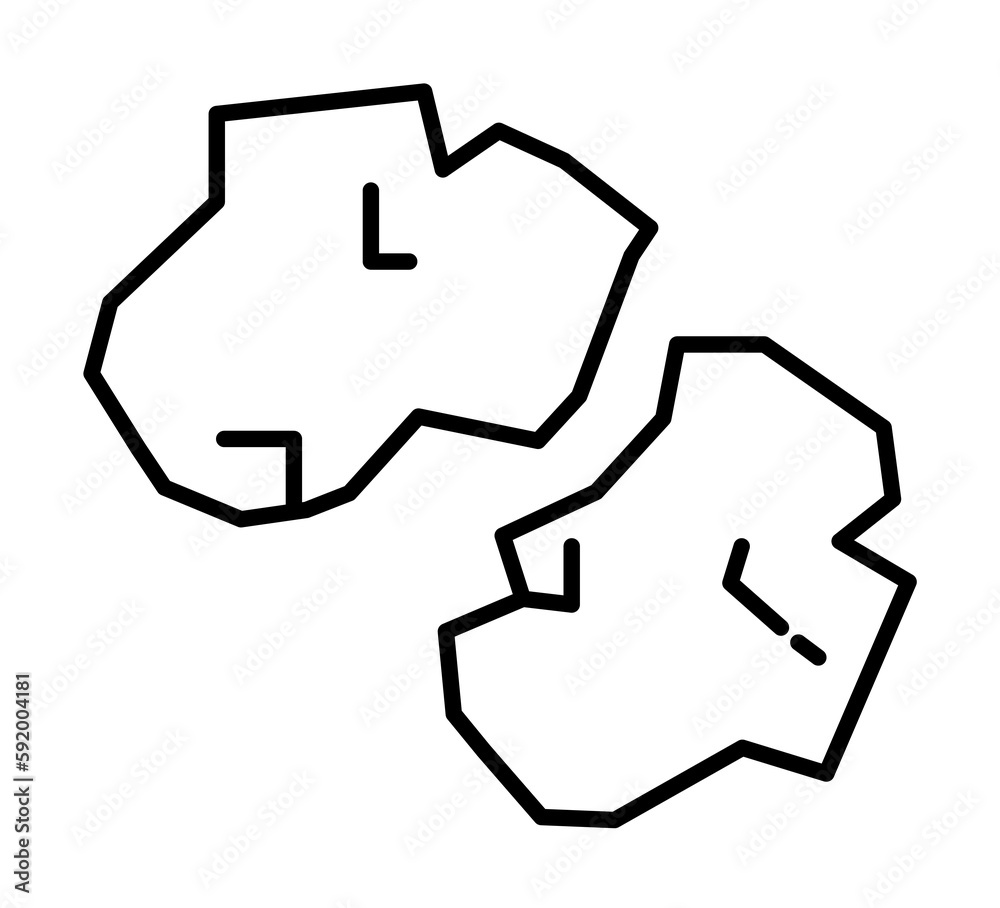 Paper, editing, twisted papers icon illustration on transparent background Paper, editing, twisted papers icon illustration on transparent background